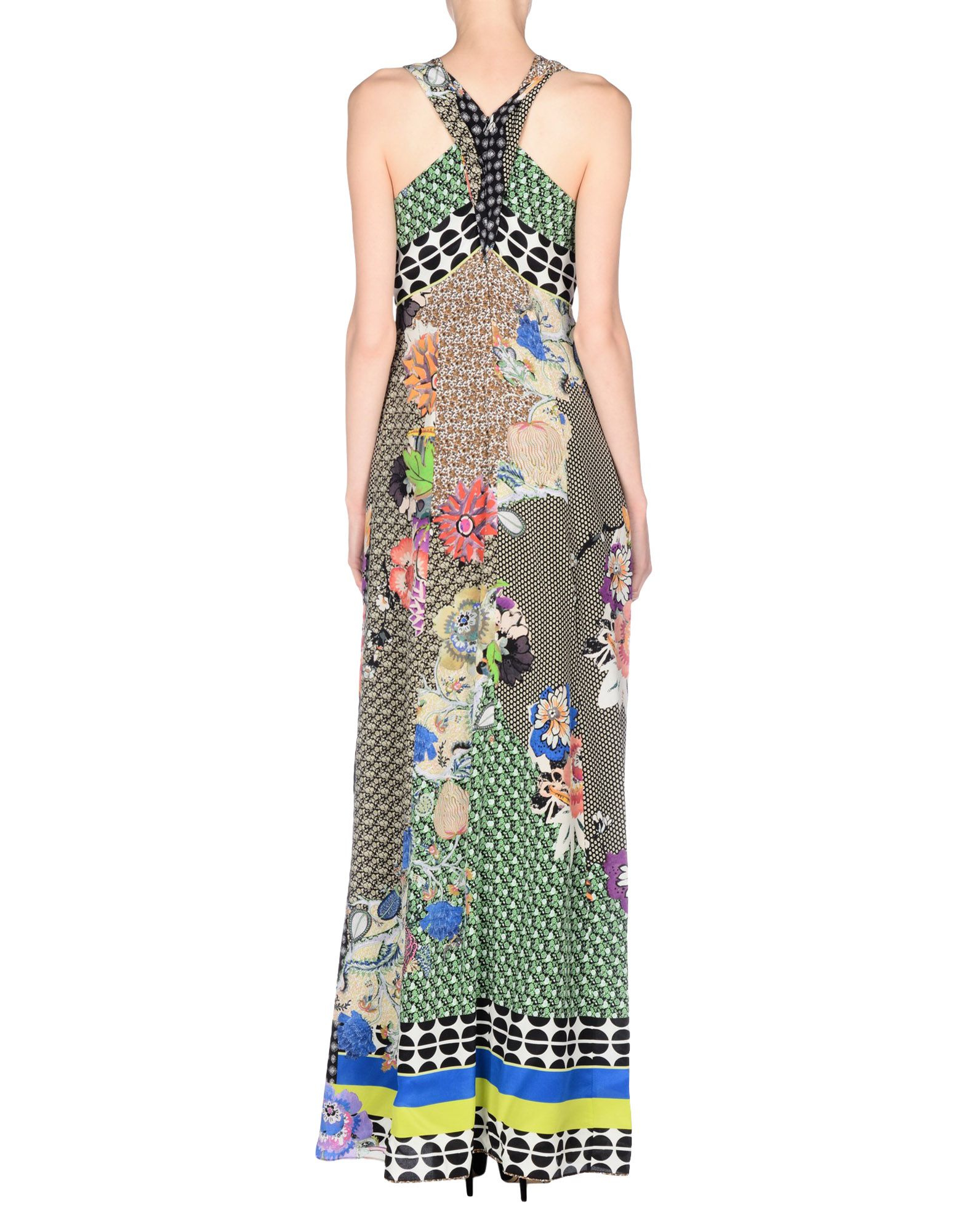 Lyst Etro Long Dress in Black