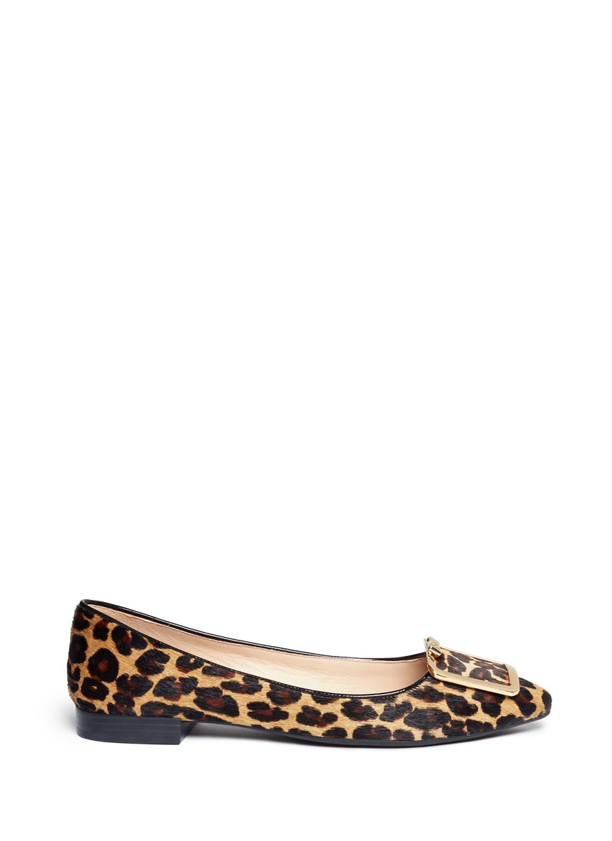 tory burch leopard flats minnie