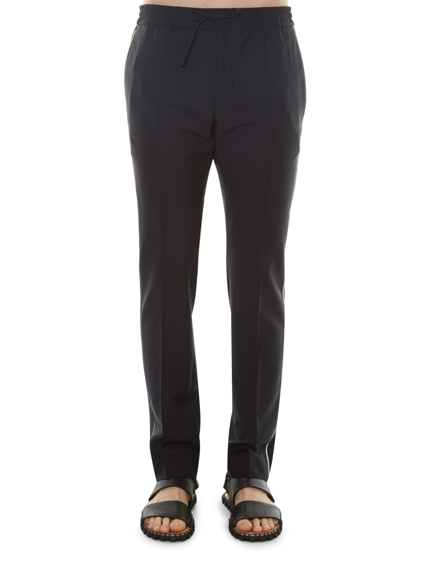 mens dress pants with stripe down the side