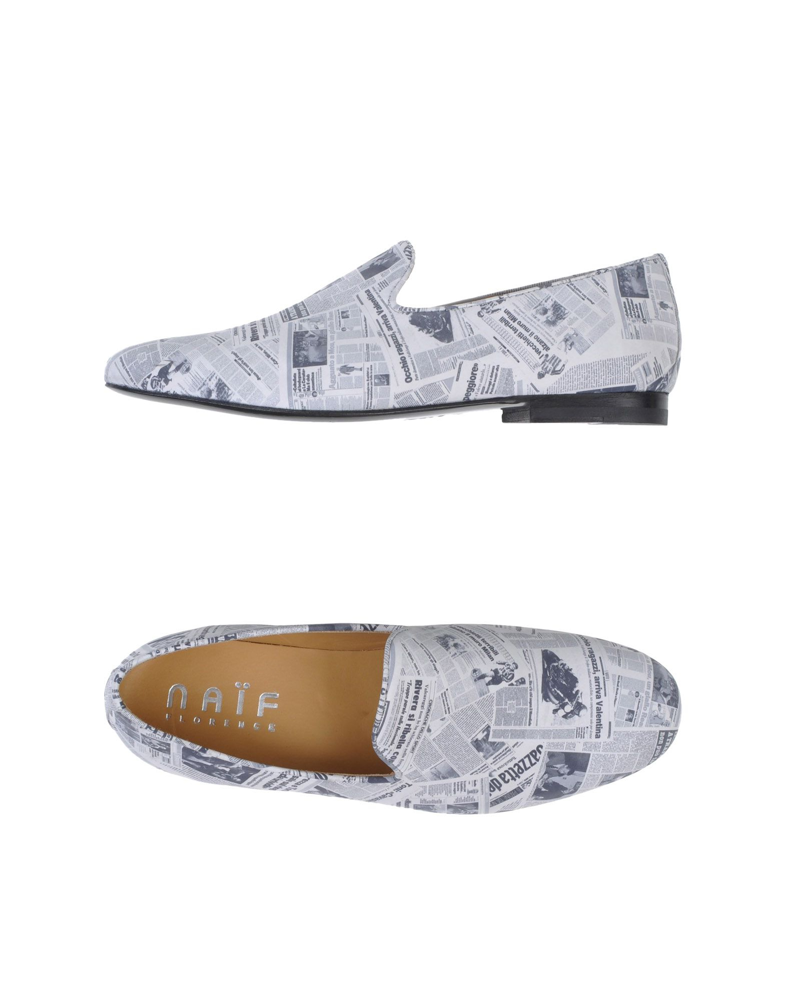 Naif Moccasins in White for Men | Lyst