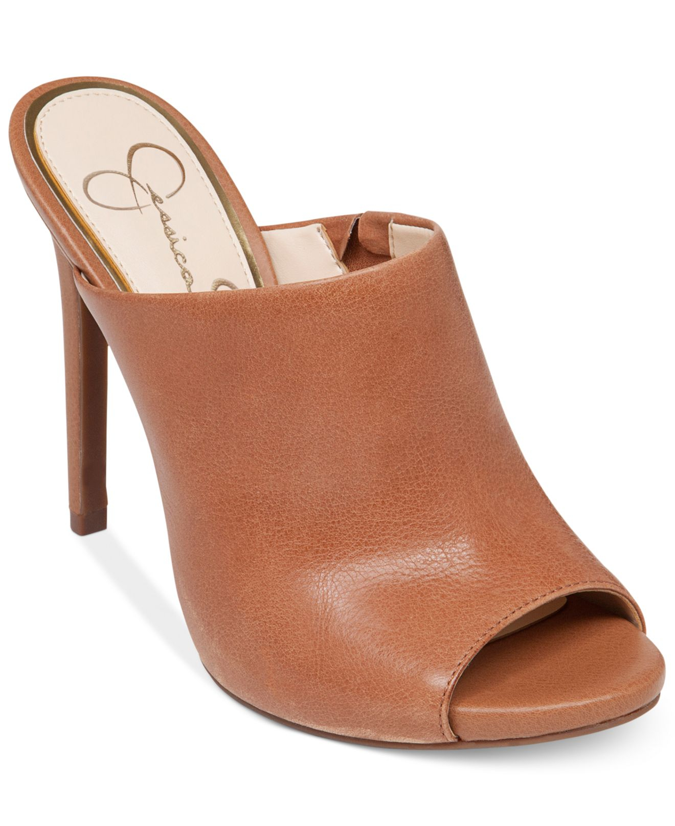 jessica simpson high heel mule shoes