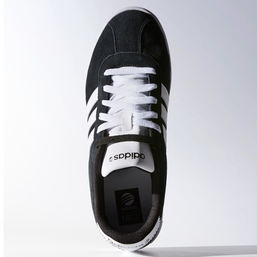 adidas vl court suede black