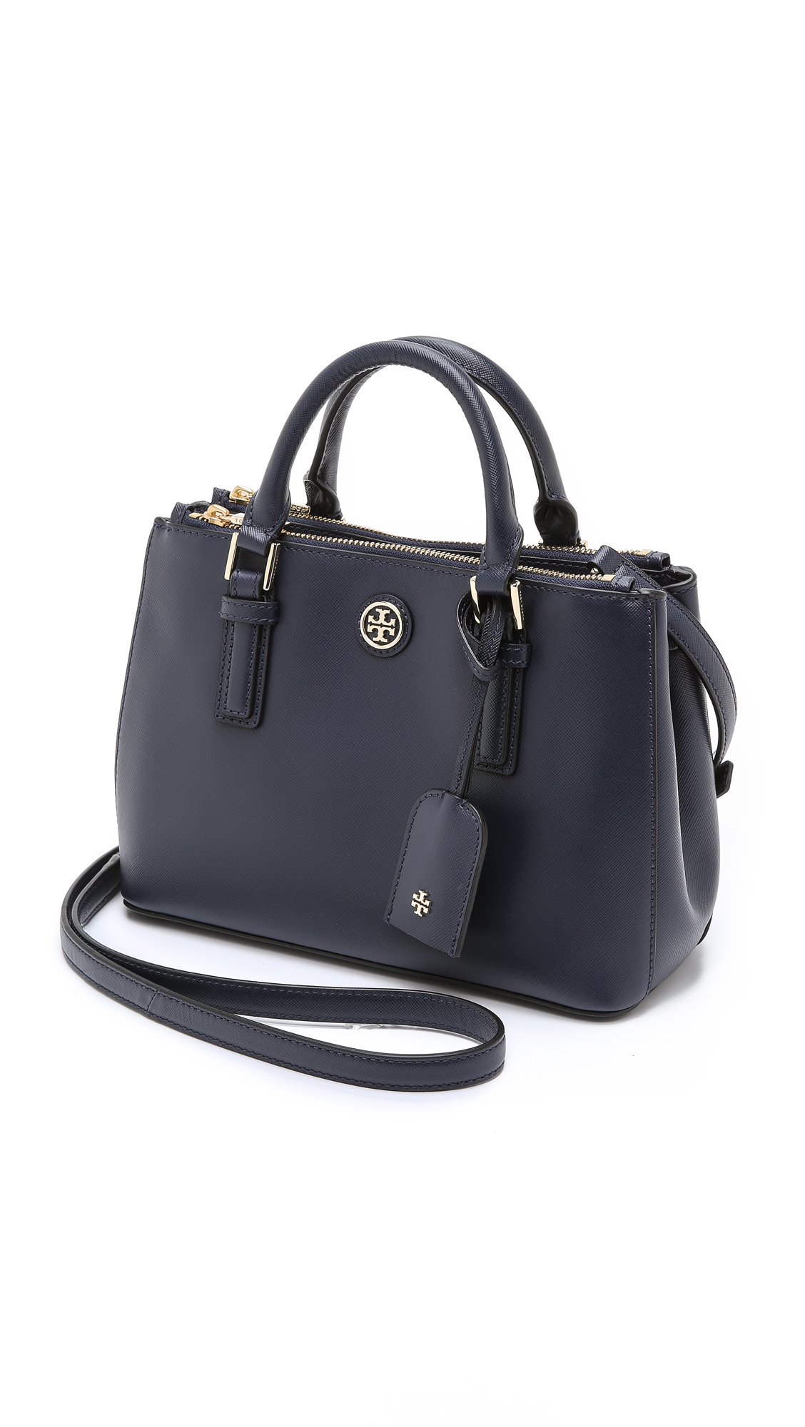 tory burch zip satchel