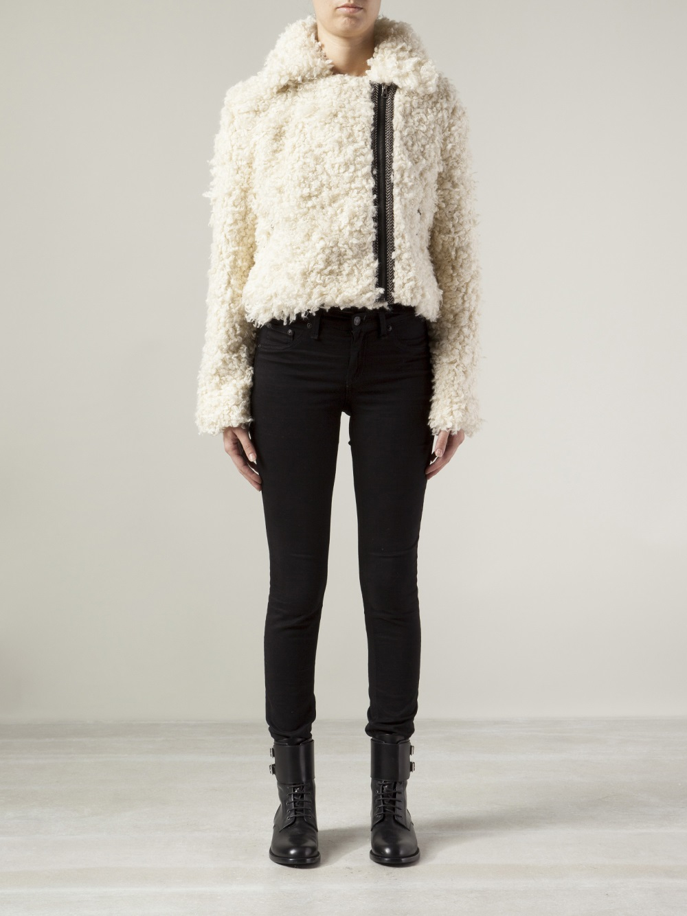 Lyst Free People Sherpa Fur Coat in White
