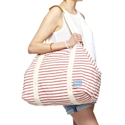 Soludos Big Beach Bag Classic Stripe Lace Up Classic Stripe Sandal ...