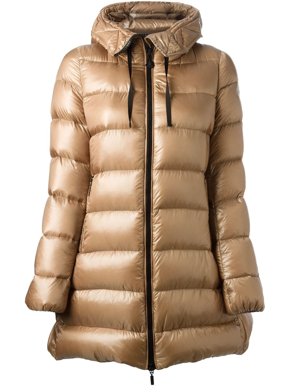 Moncler Suyen Padded Jacket in Brown | Lyst