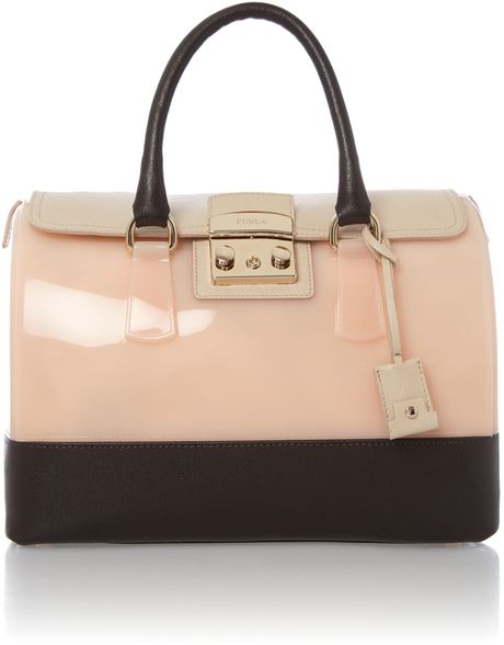 Furla Candy Coral Bowling Bag in Orange (Coral) | Lyst