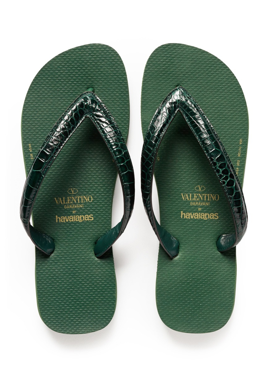 valentino flip flops men's