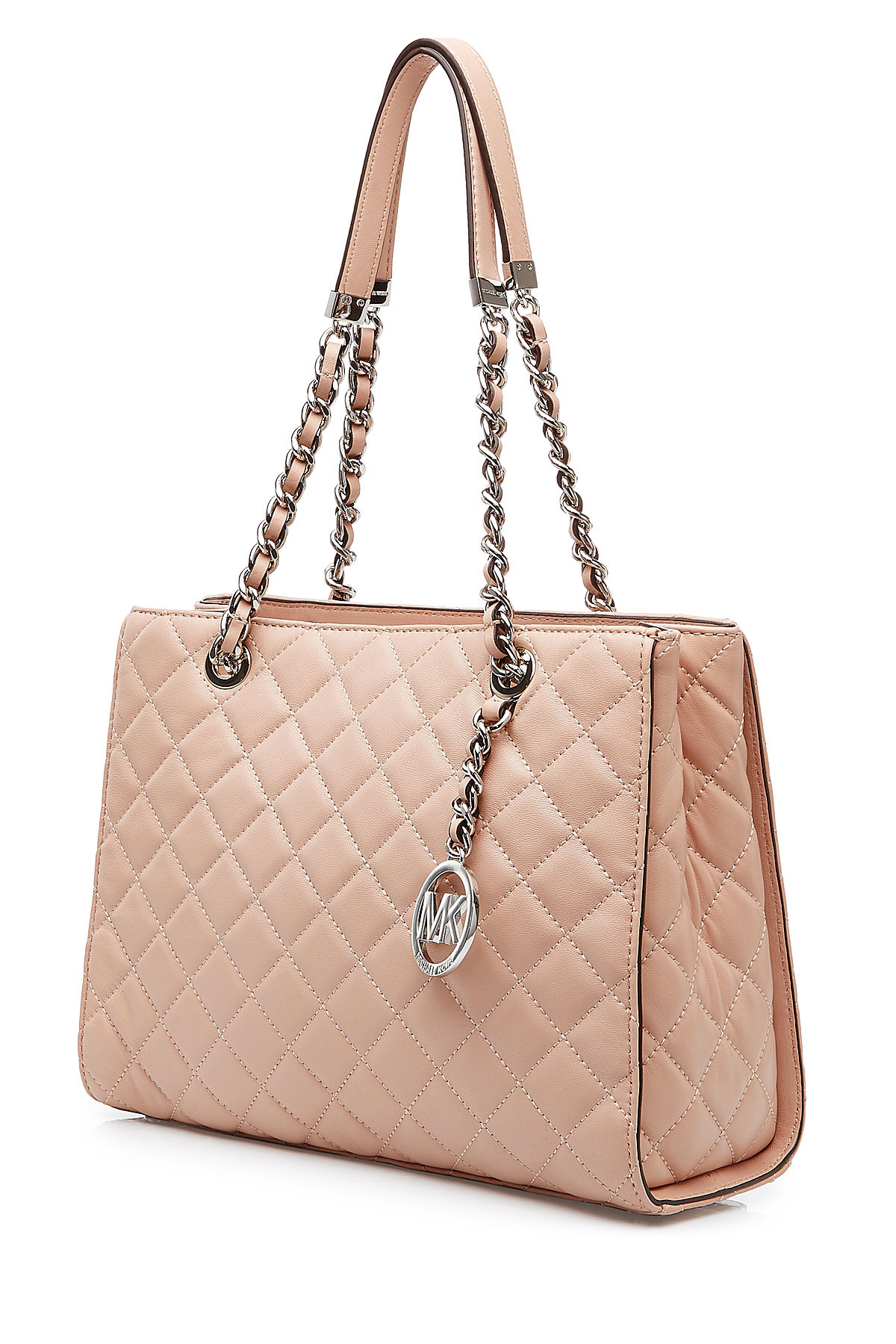 Lyst Michael Kors Susannah Large Quilted Leather Tote Gallery