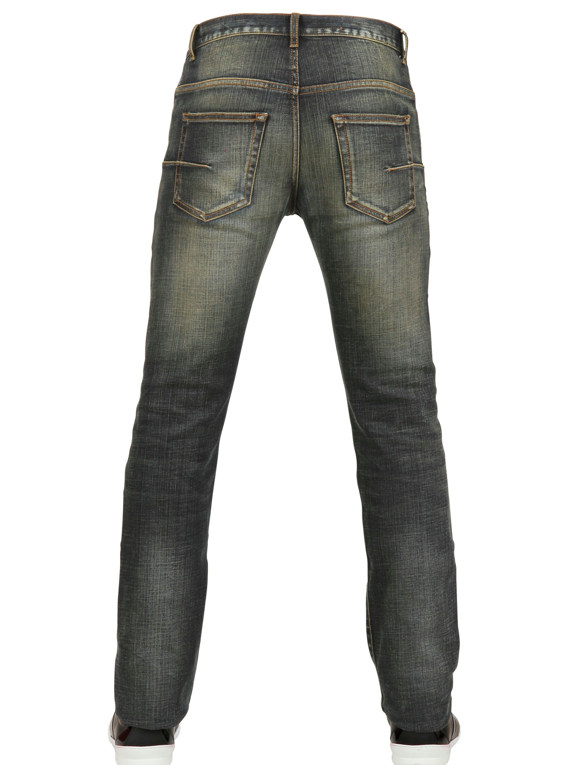 Lyst - Dior homme 19cm Jake Stretch Denim Jeans in Blue for Men