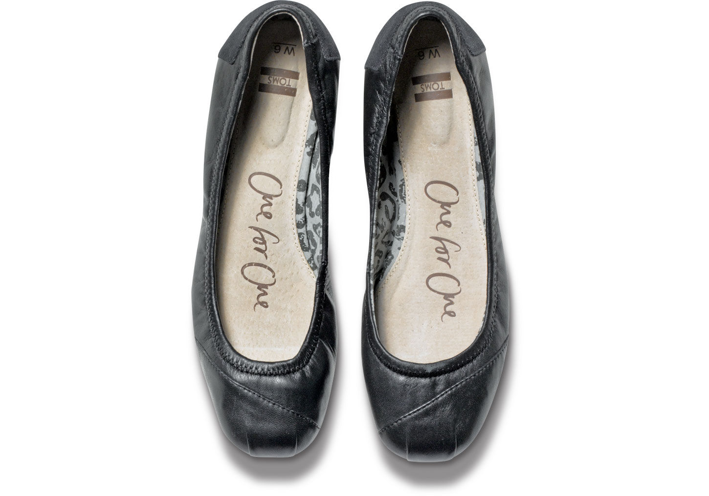 toms ballet flats black