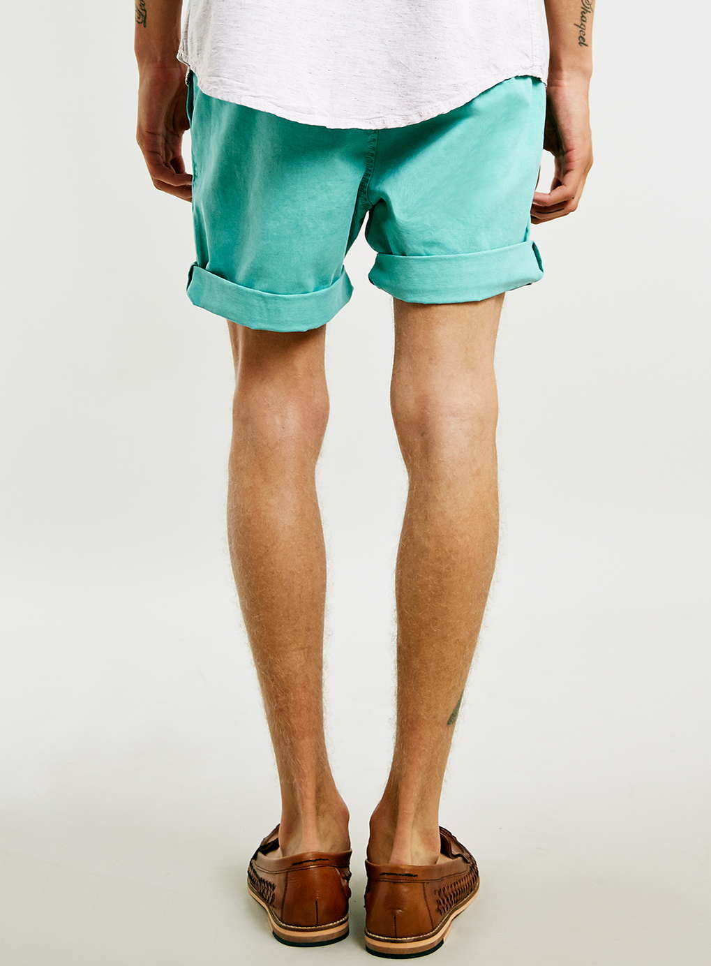 mint chino shorts