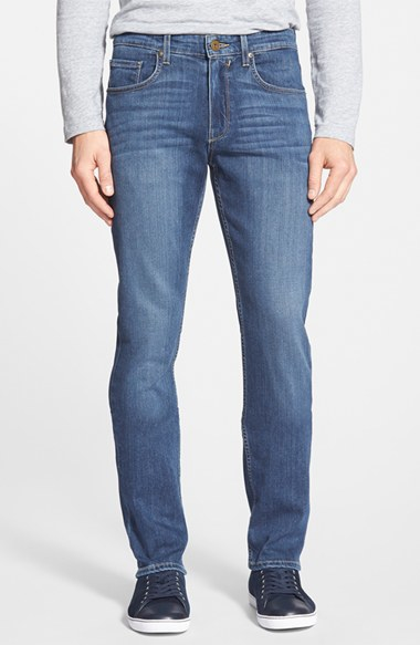 Paige 'federal - Transcend' Slim Straight Leg Jeans in Blue for Men | Lyst