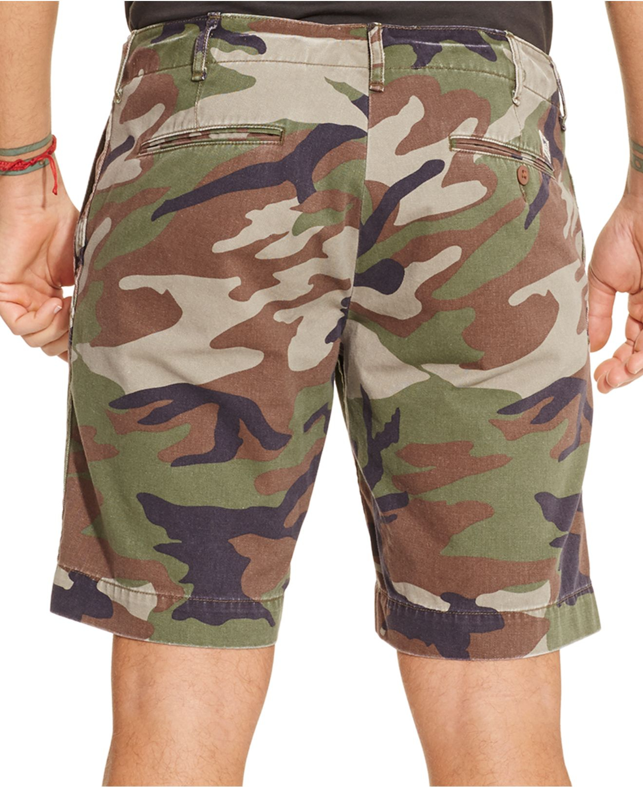 Denim & supply ralph lauren Men's Camouflage Cargo Shorts in Green for ...