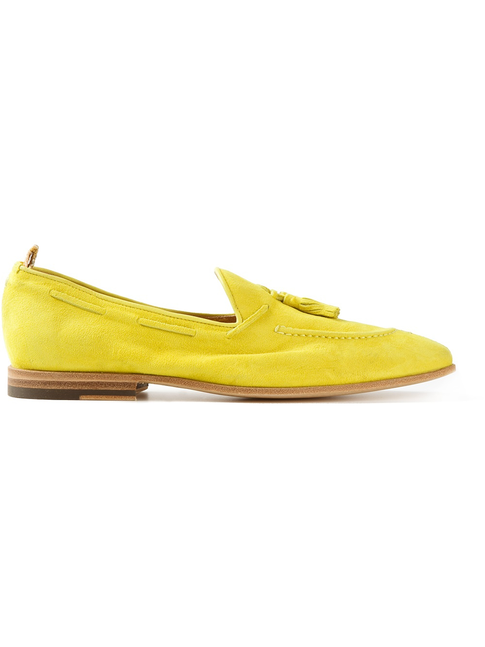 aldo yellow loafers