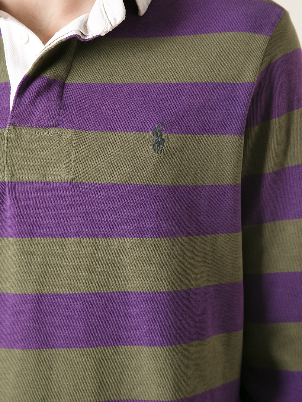 ralph lauren rugby tote bag purple and green polo shirt