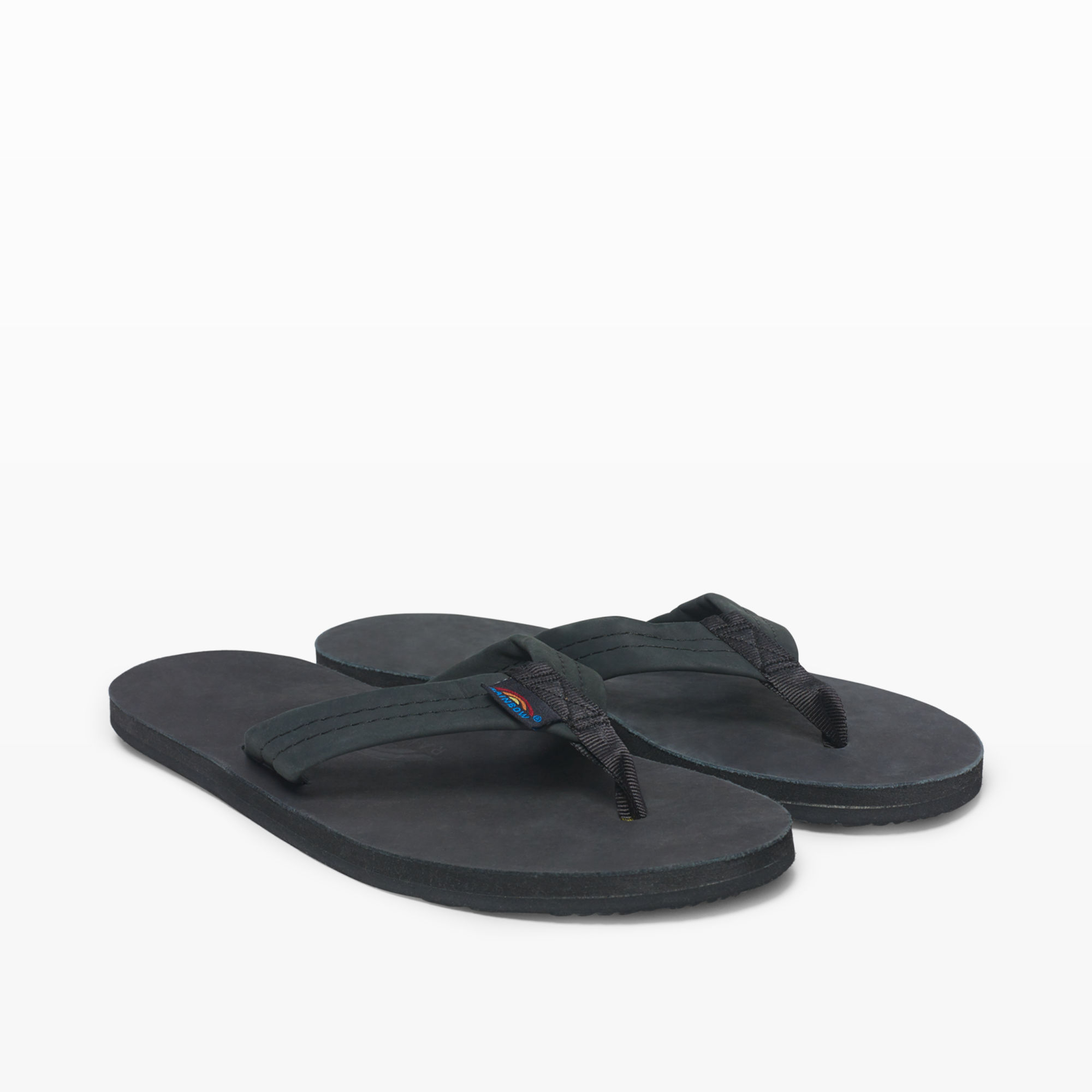 Lyst Club Monaco Rainbow Leather Flipflop in Black for Men