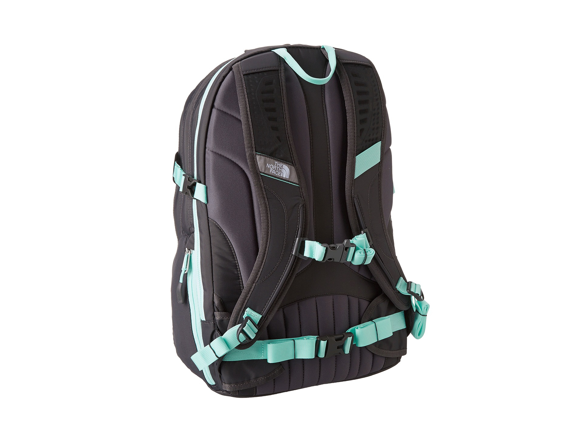 mint green north face backpack