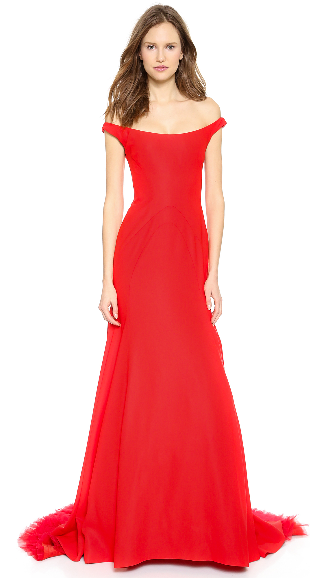 lela rose off the shoulder