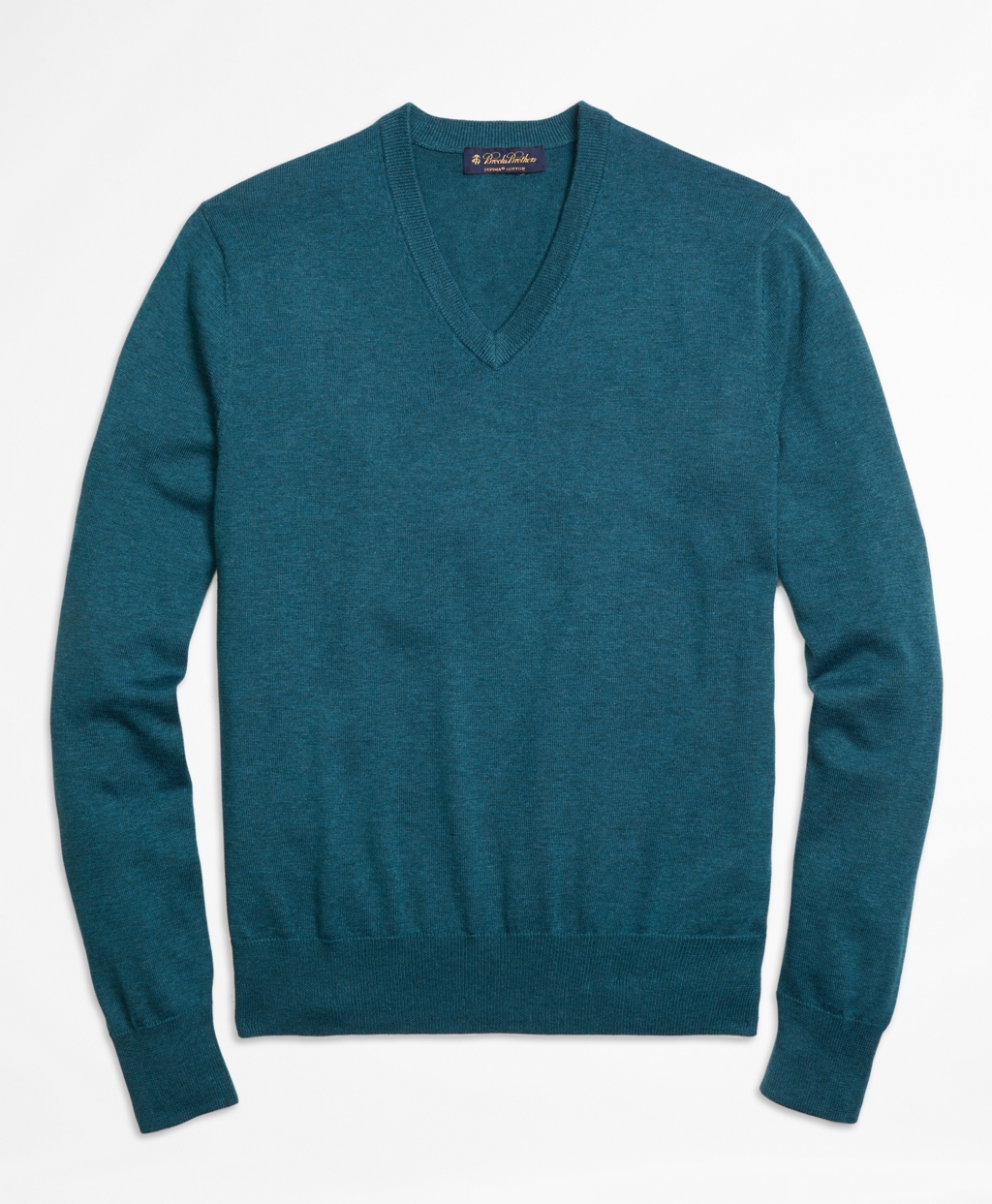 Lyst - Brooks Brothers Supima® Cotton V-neck Sweater in Blue for Men