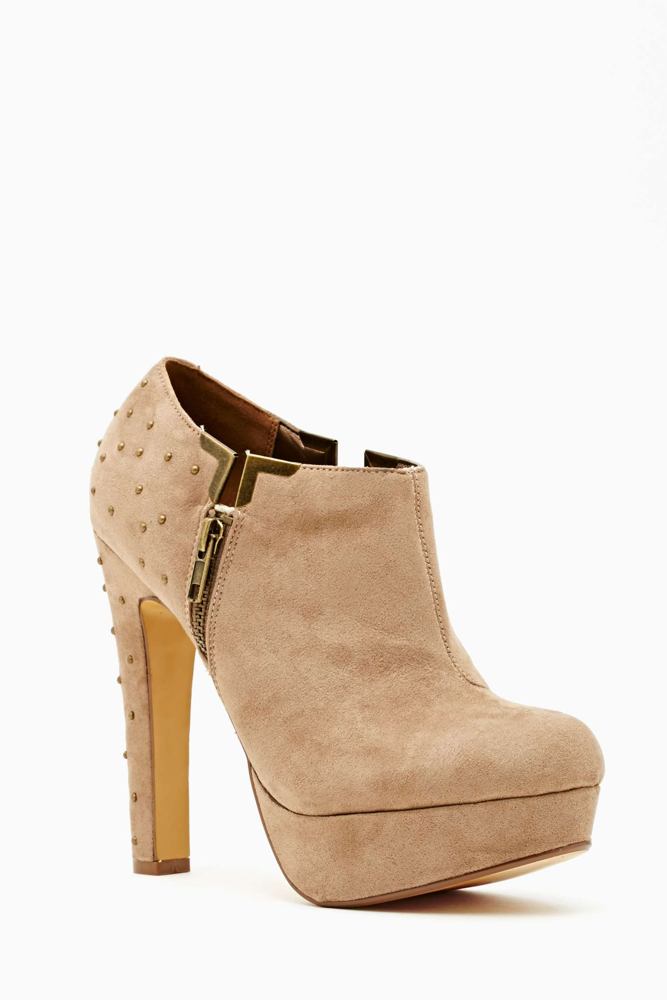 flat platform booties