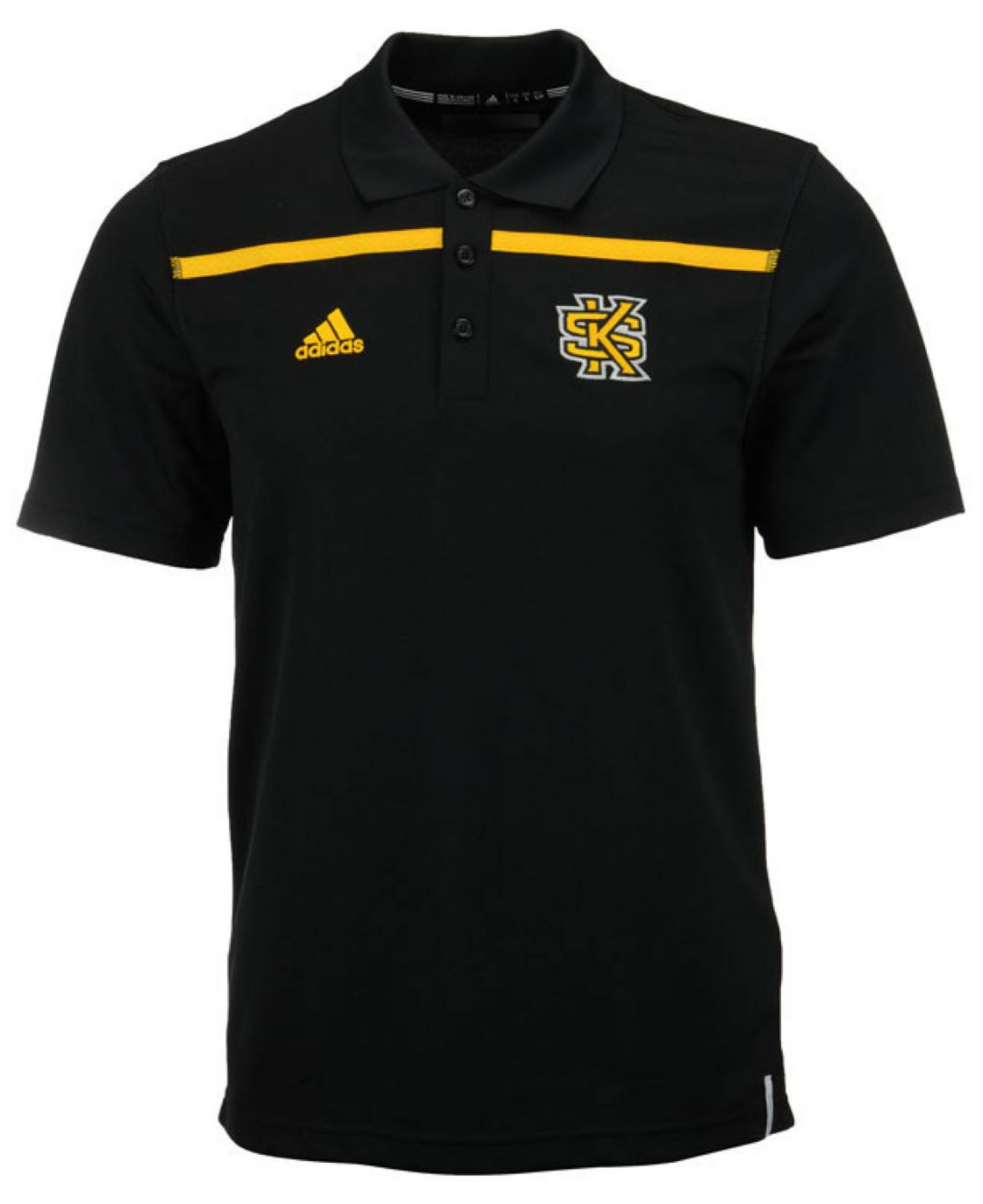 Adidas Men's Kennesaw State Owls Sideline Coaches Polo in Black for Men ...