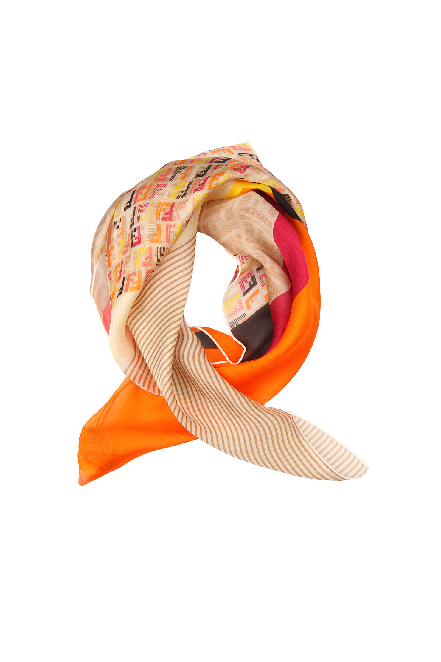 Fendi Scarf Fxt071 G60 in Multicolor (pink) | Lyst