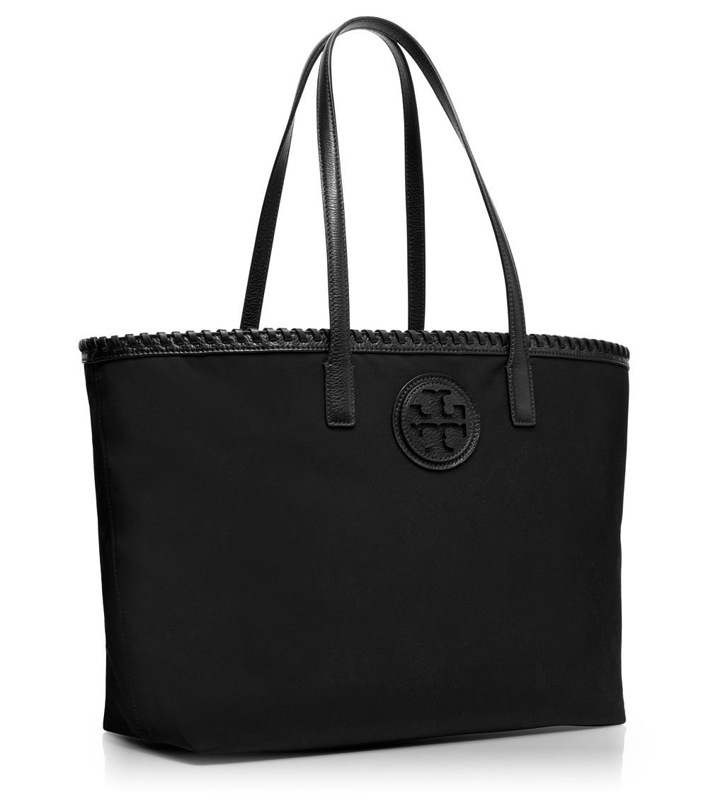 tory burch marion center zip tote