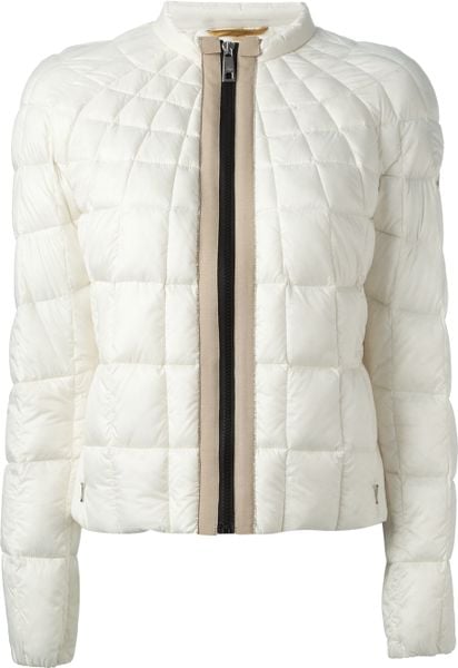 Fay Padded Jacket in White | Lyst