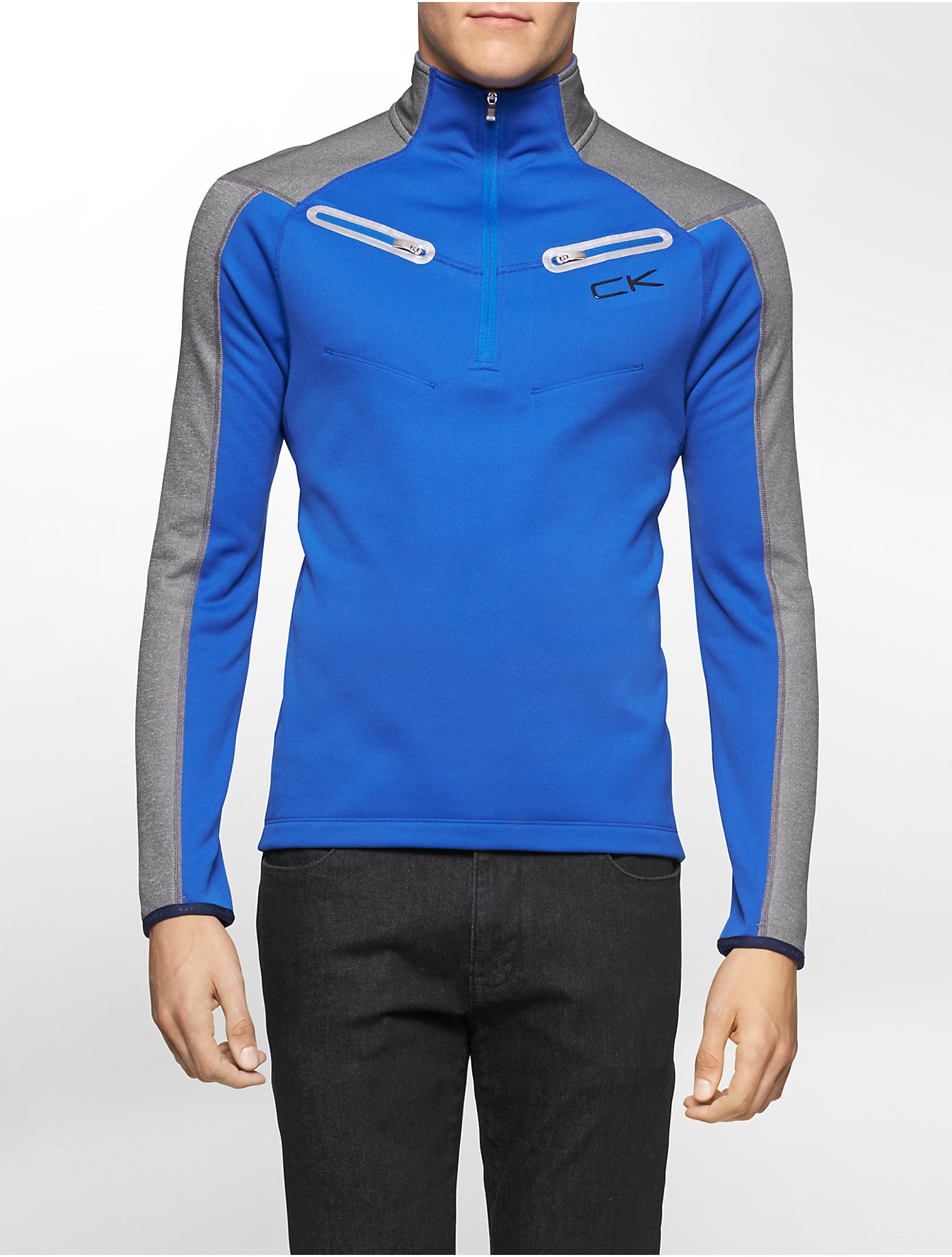 calvin klein performance fleece pullover
