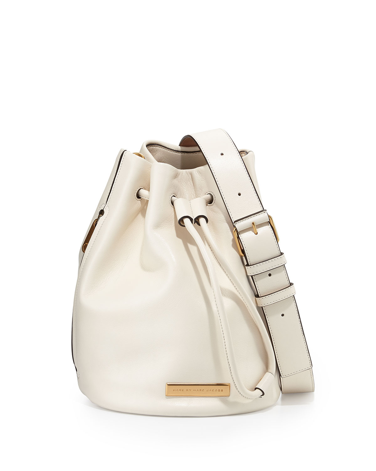 Lyst - Marc By Marc Jacobs Luna Leather Bucket Bag in White