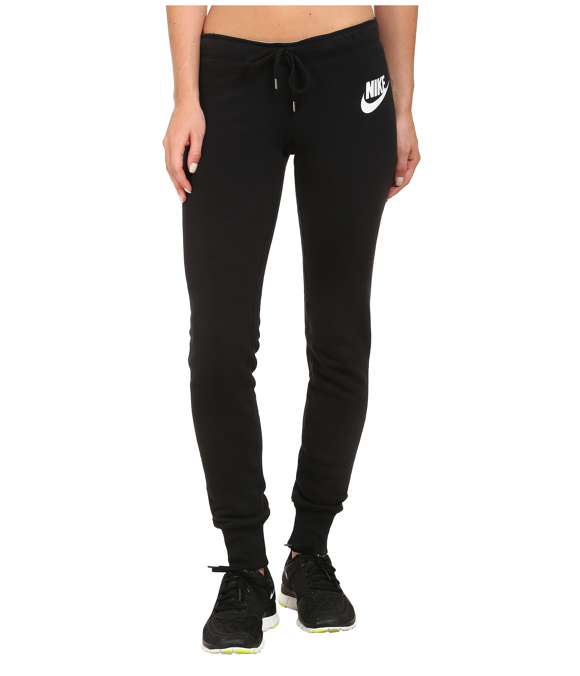 Nike Rally Tight Pant in Black (Black/Black/Summit White) | Lyst