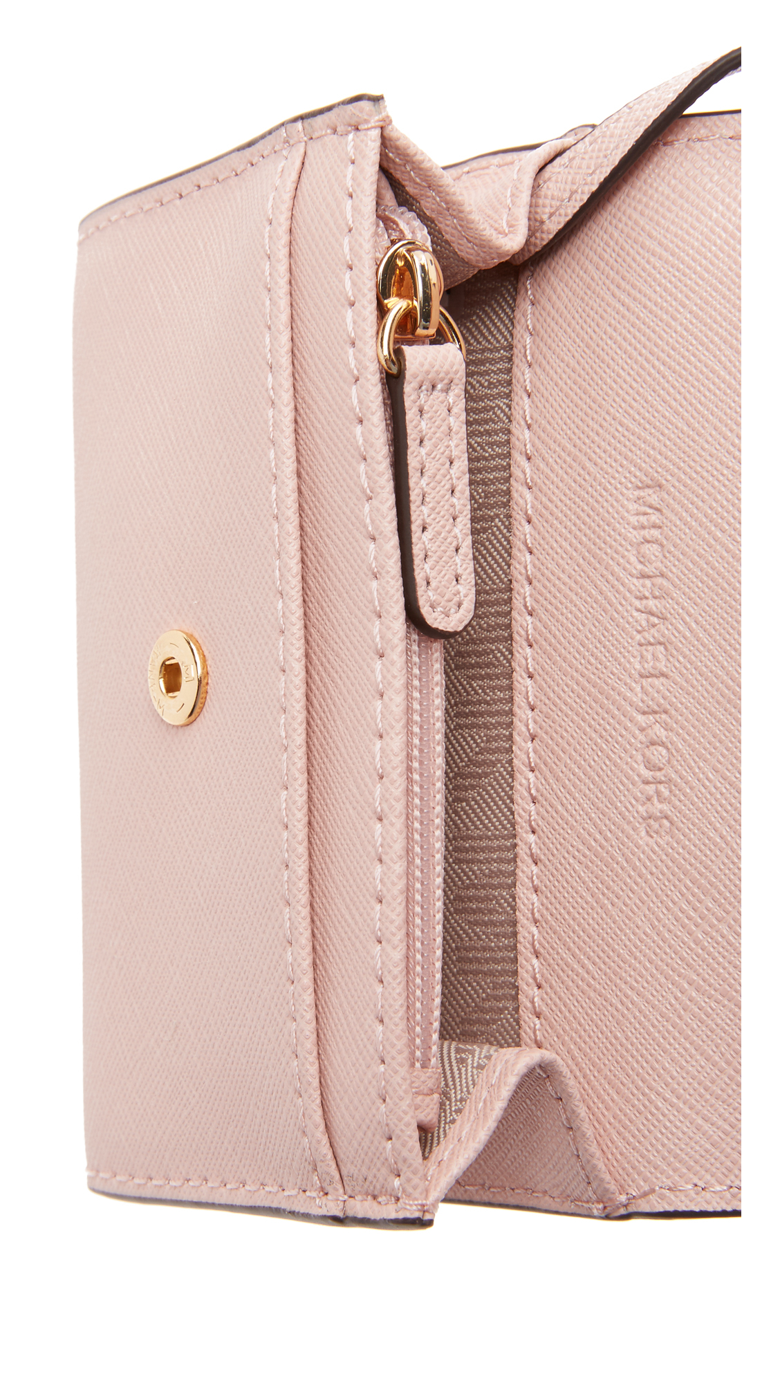 Lyst - Michael Michael Kors Jet Set Coin Purse in Pink