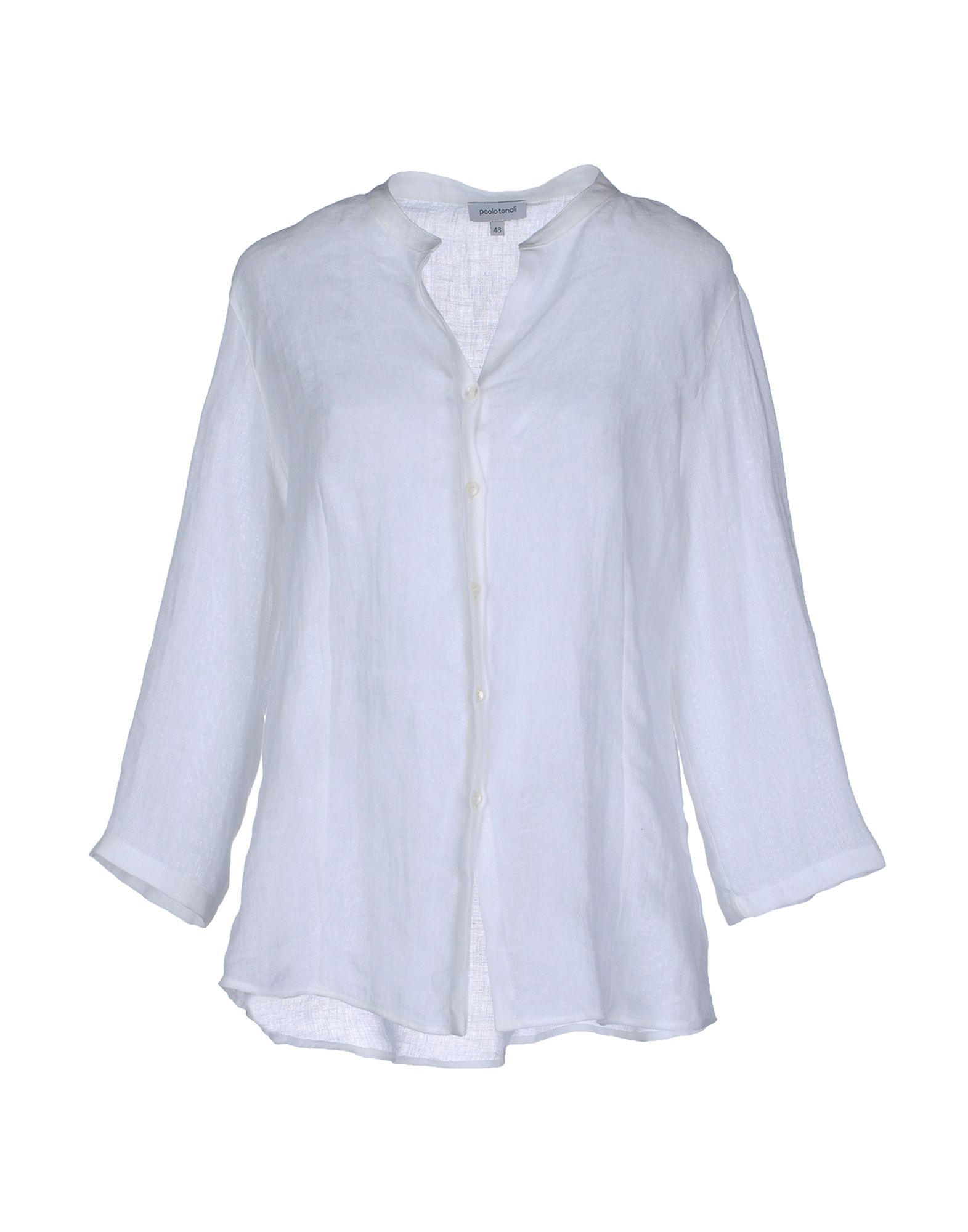 Paolo Tonali Shirt with 34length Sleeves in White | Lyst