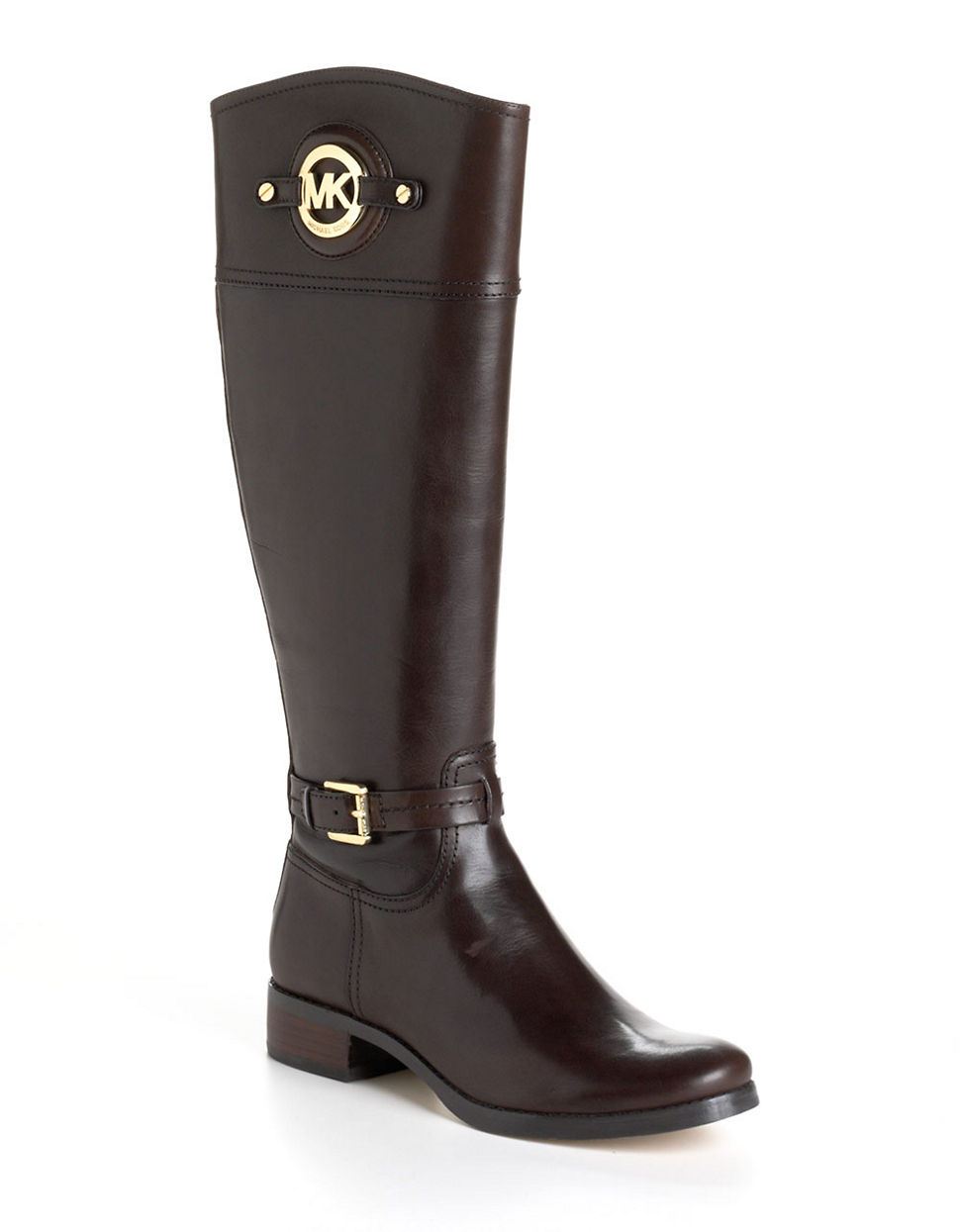 Lyst - Michael Michael Kors Stockard Tall Leather Riding Boots in Brown