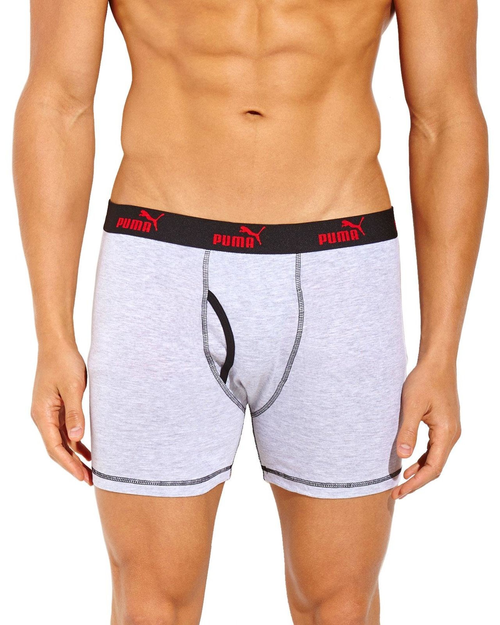 Puma 3 Pack Boxer Briefs In Gray For Men Lyst 1221