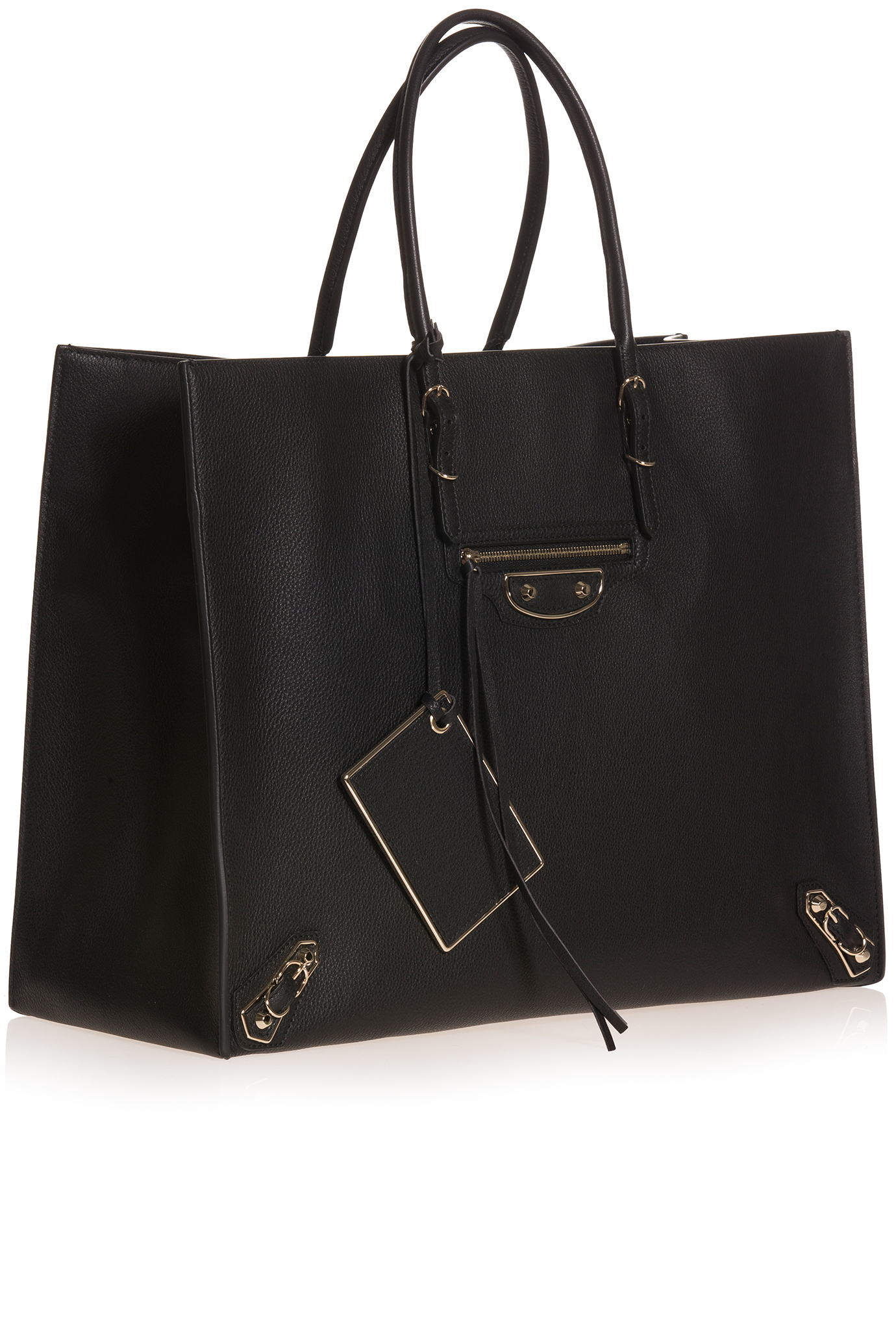 Balenciaga Papier A4 Large Shopper Bag in Black | Lyst