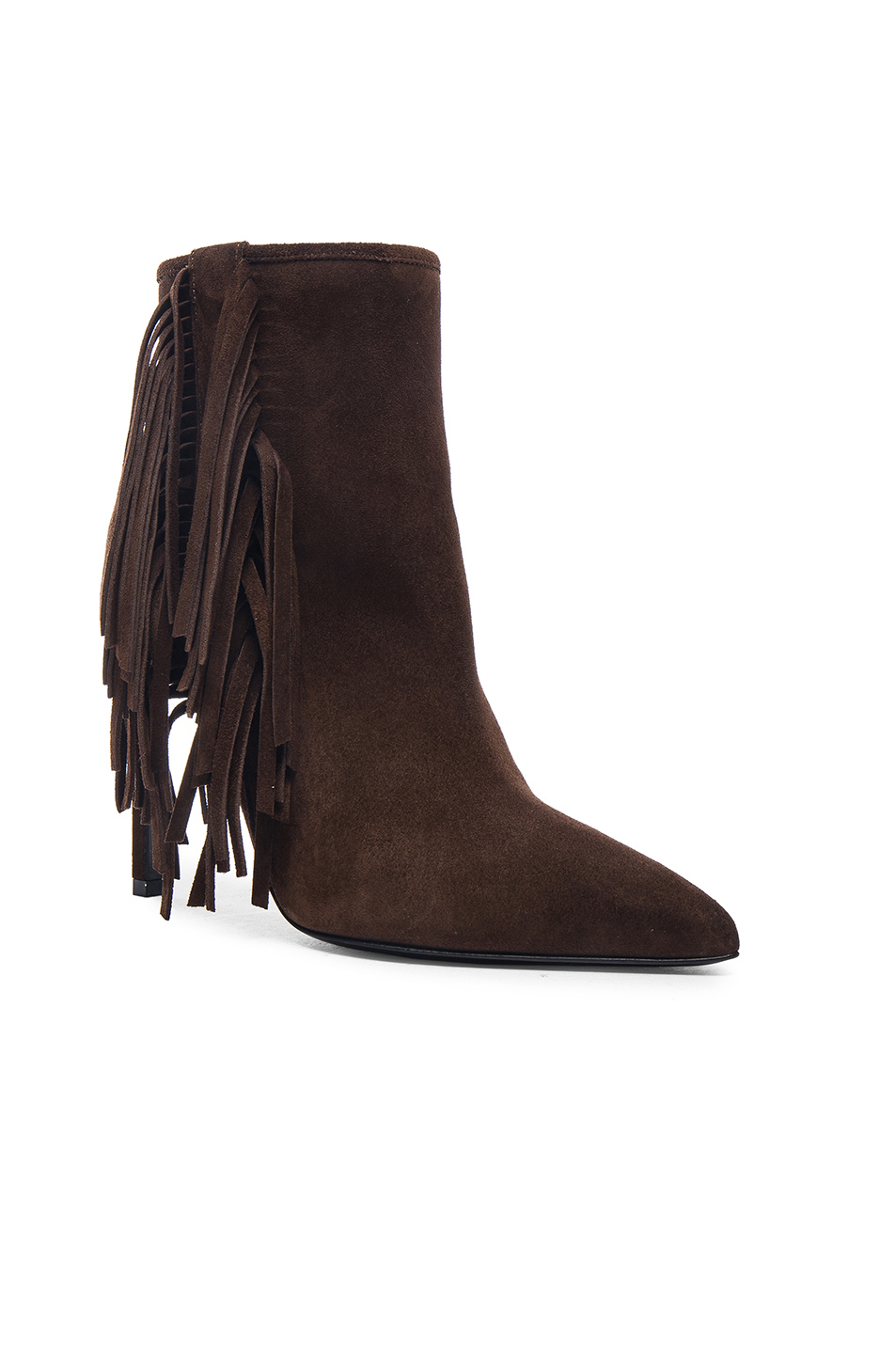 saint laurent suede boots