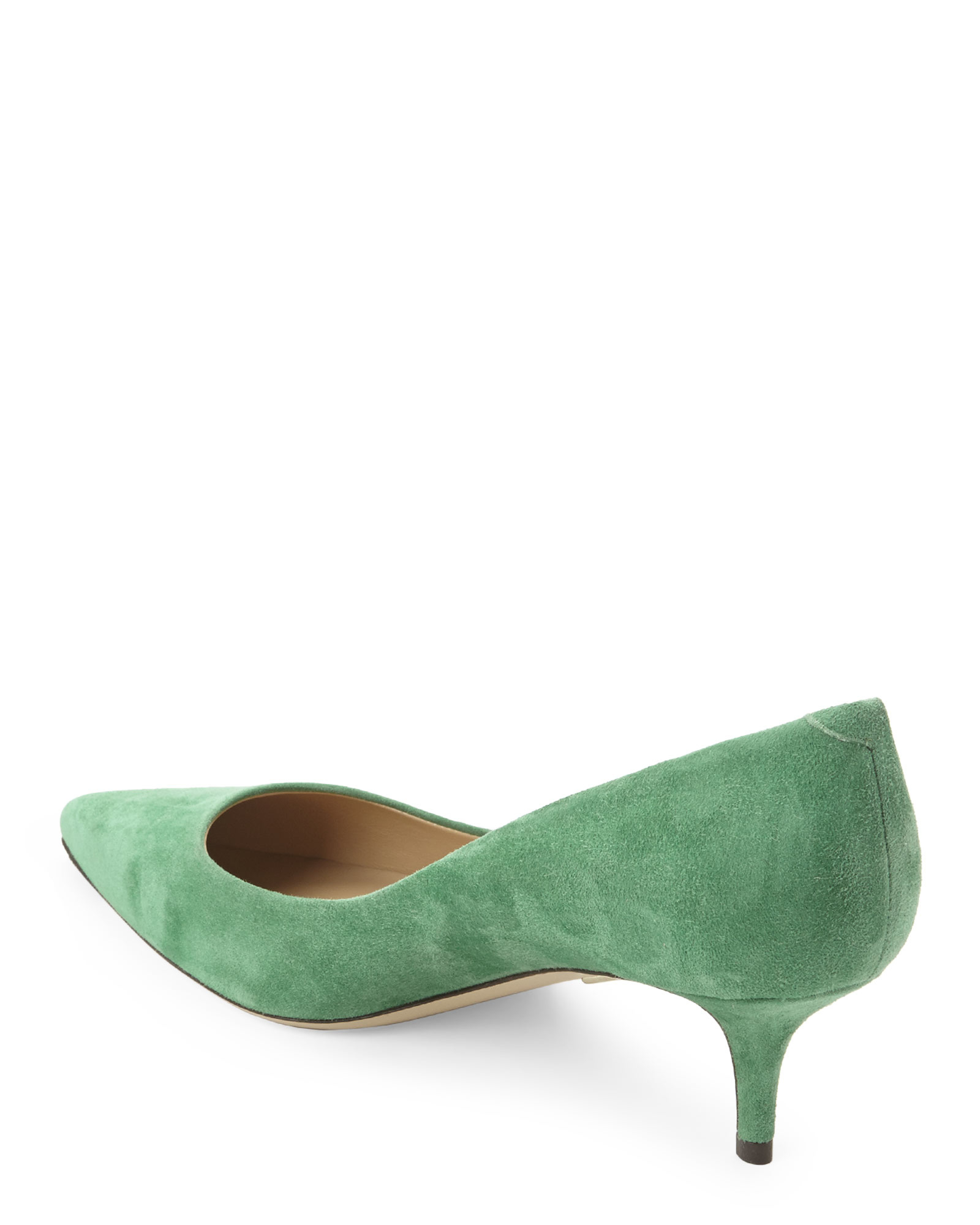 olive green kitten heels