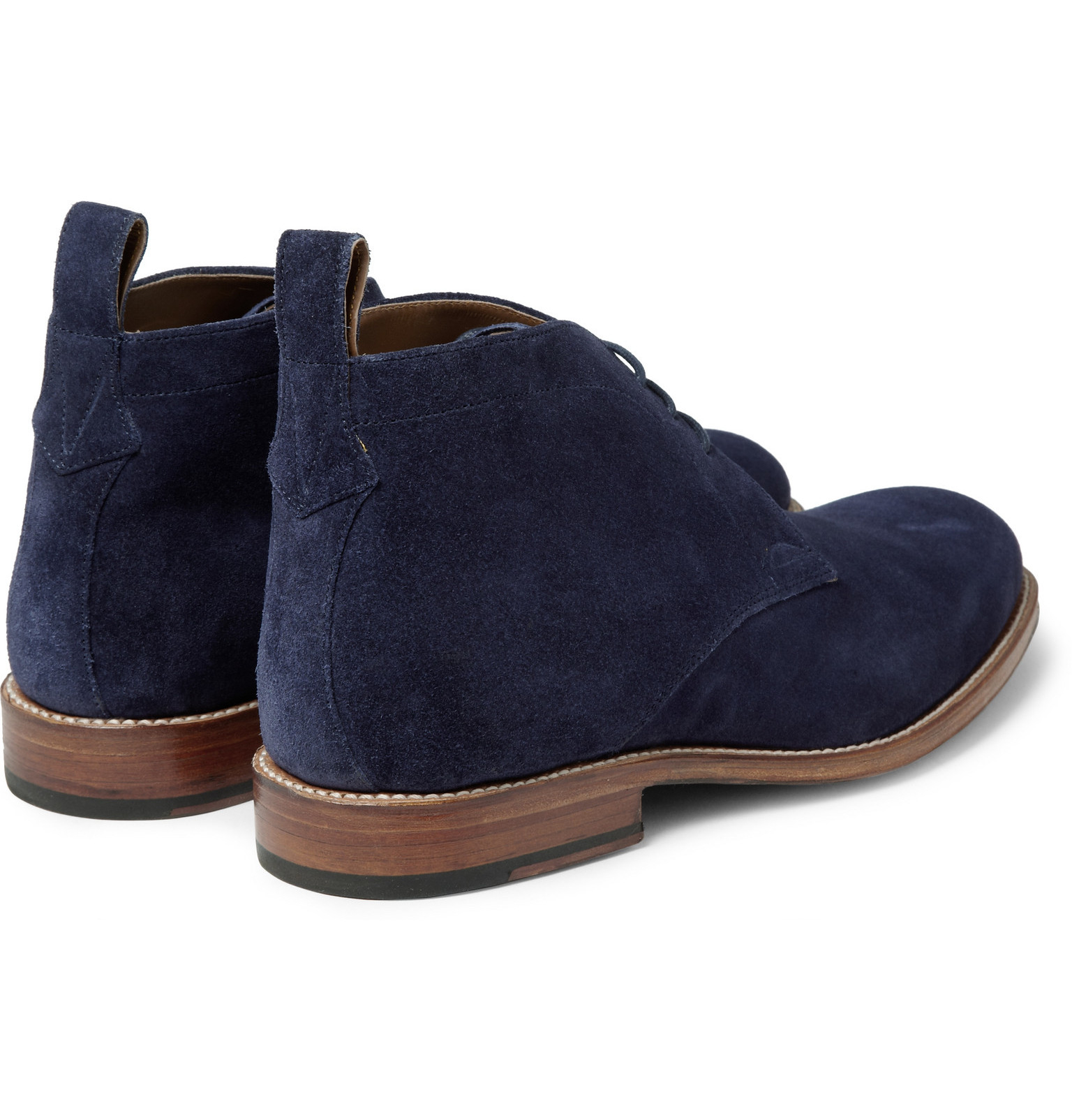 Lyst - Grenson Marcus Suede Chukka Boots in Blue for Men