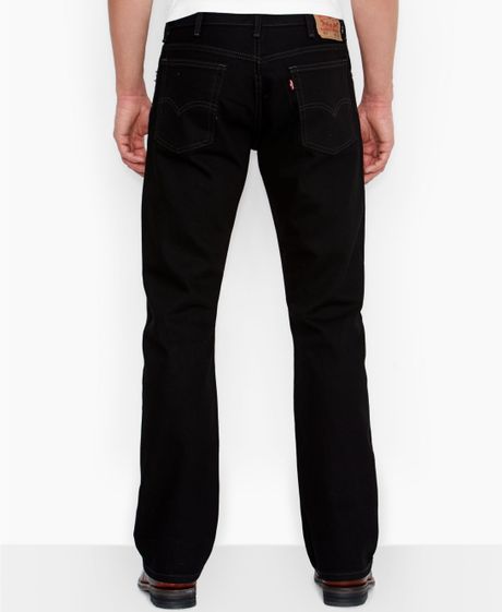 Levi's 517 Bootcut Fit Black Jeans in Black for Men | Lyst