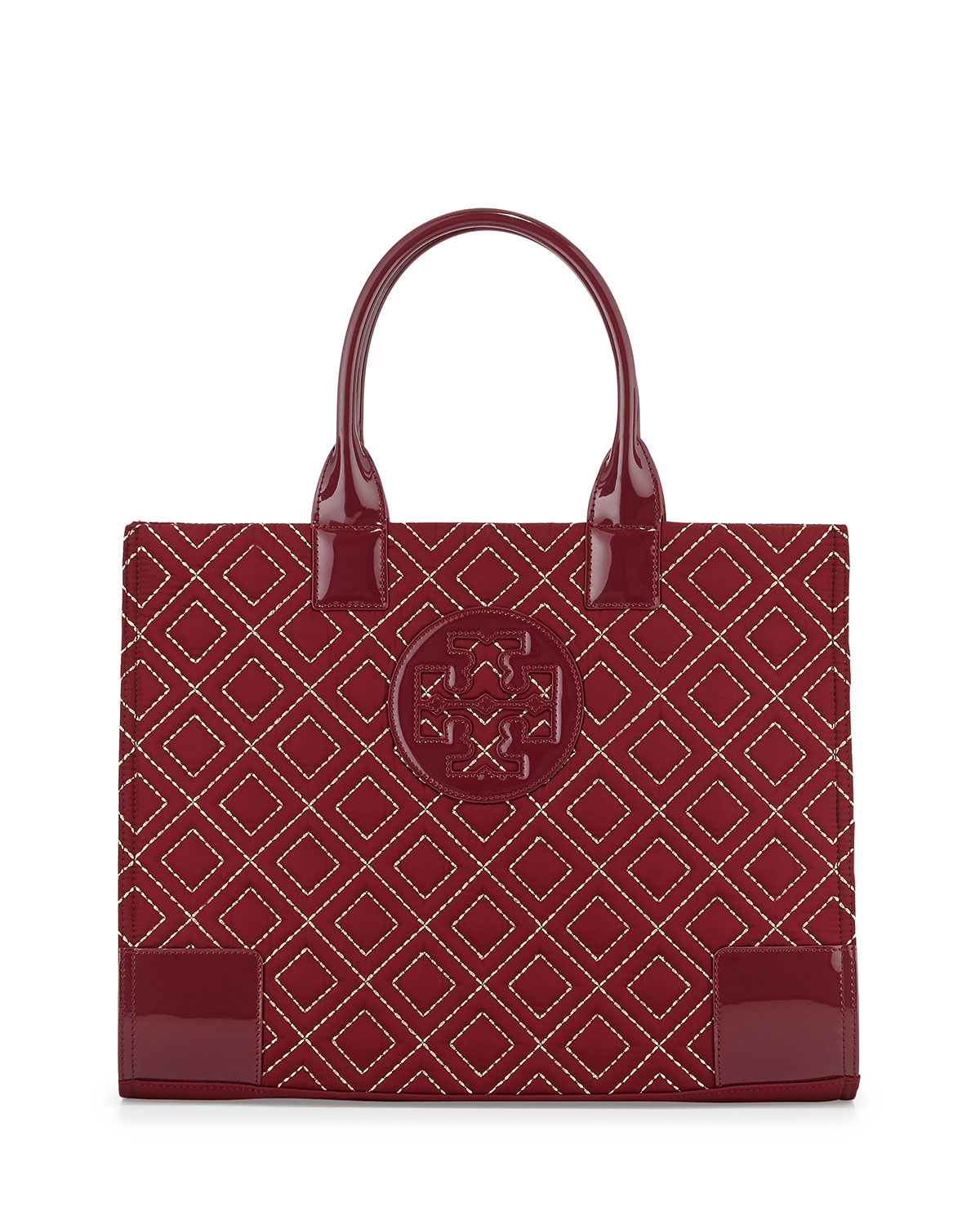 tory burch ella tote red