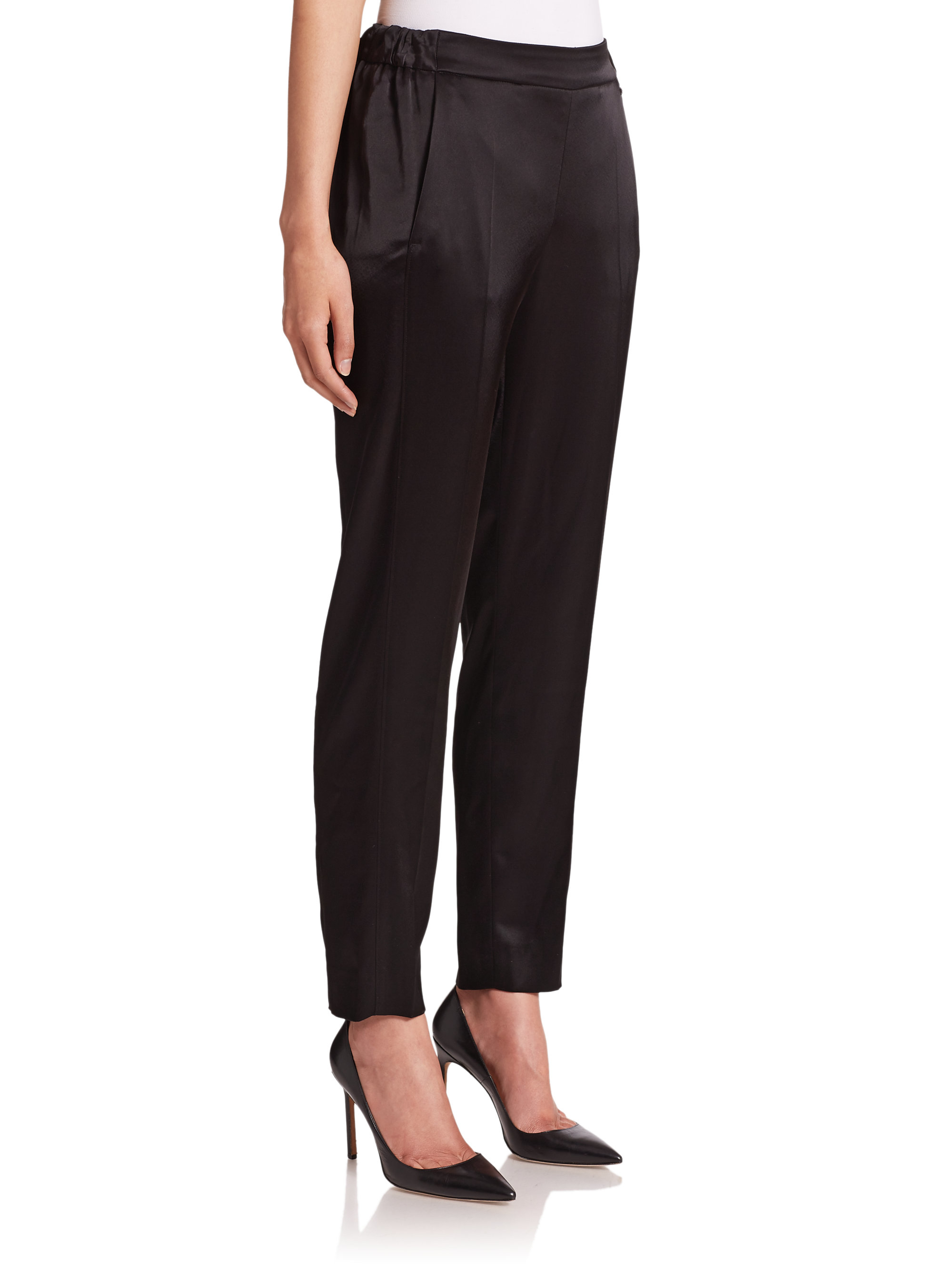 black trousers womens high waisted