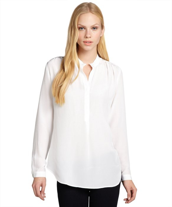 deep v neck blouse online