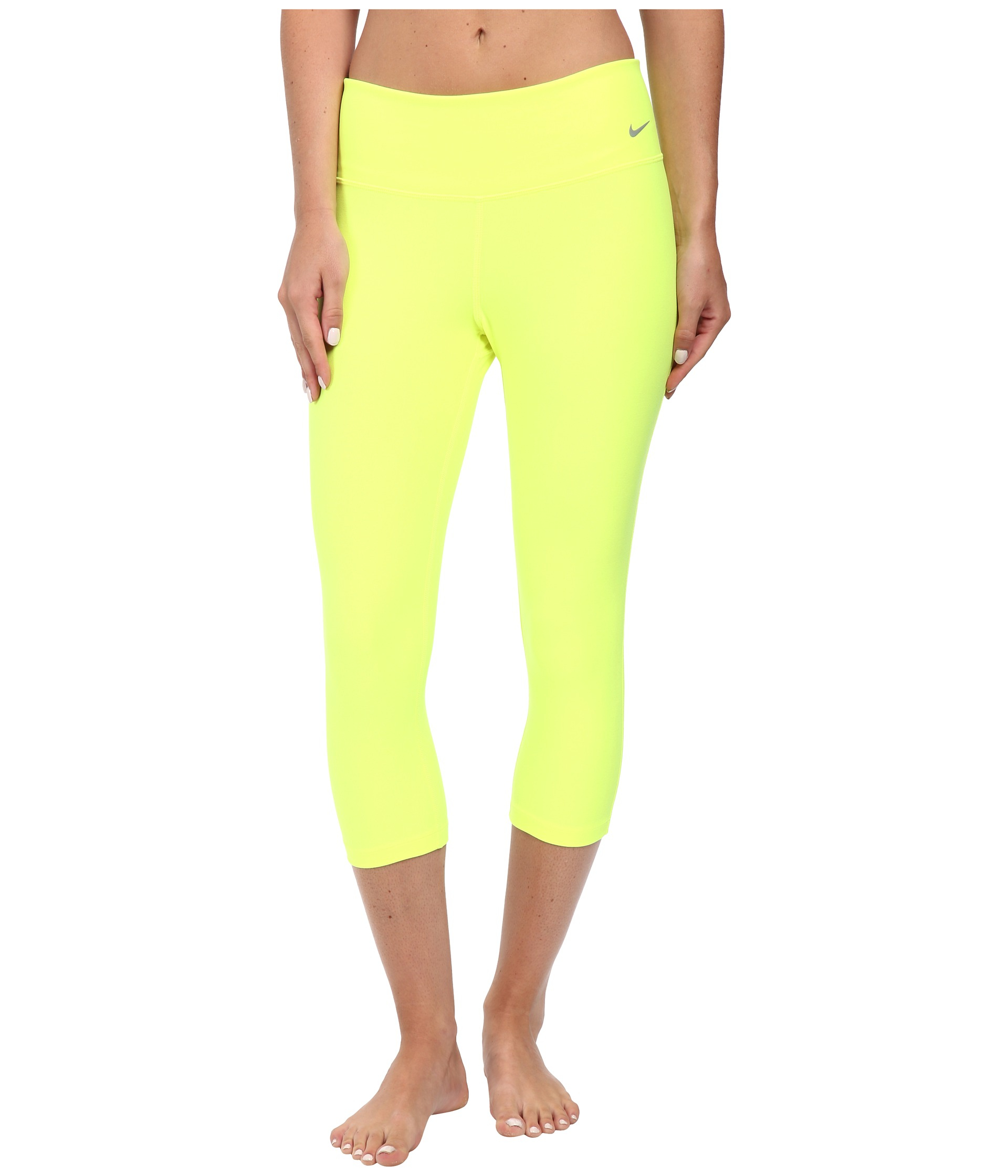 neon yellow nike leggings