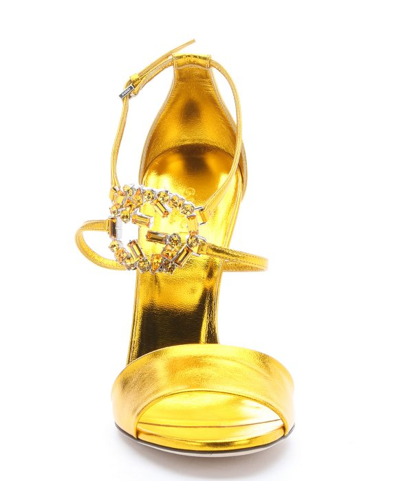 yellow gucci sandals