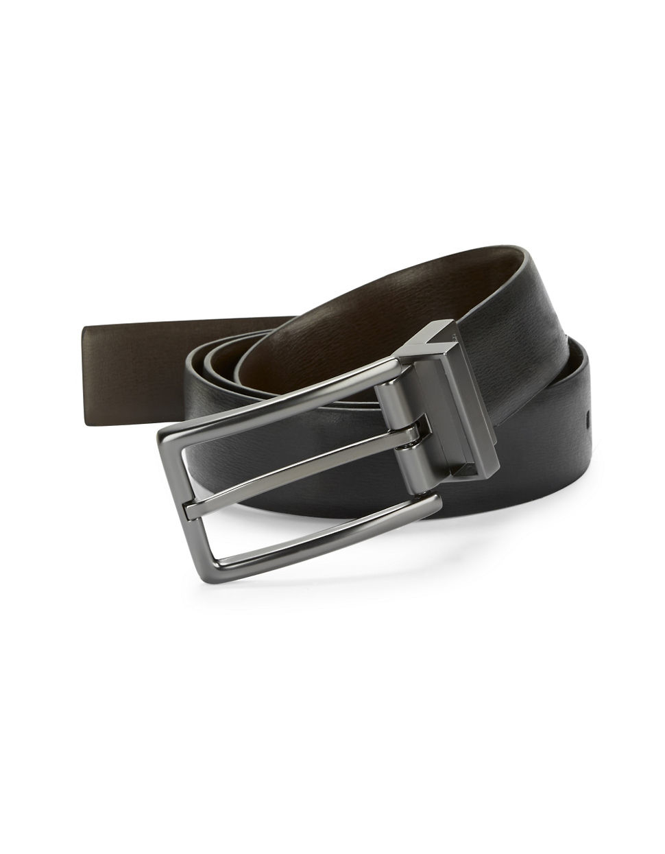 Calvin Klein Reversible Leather Belt In Black For Men Lyst 7856