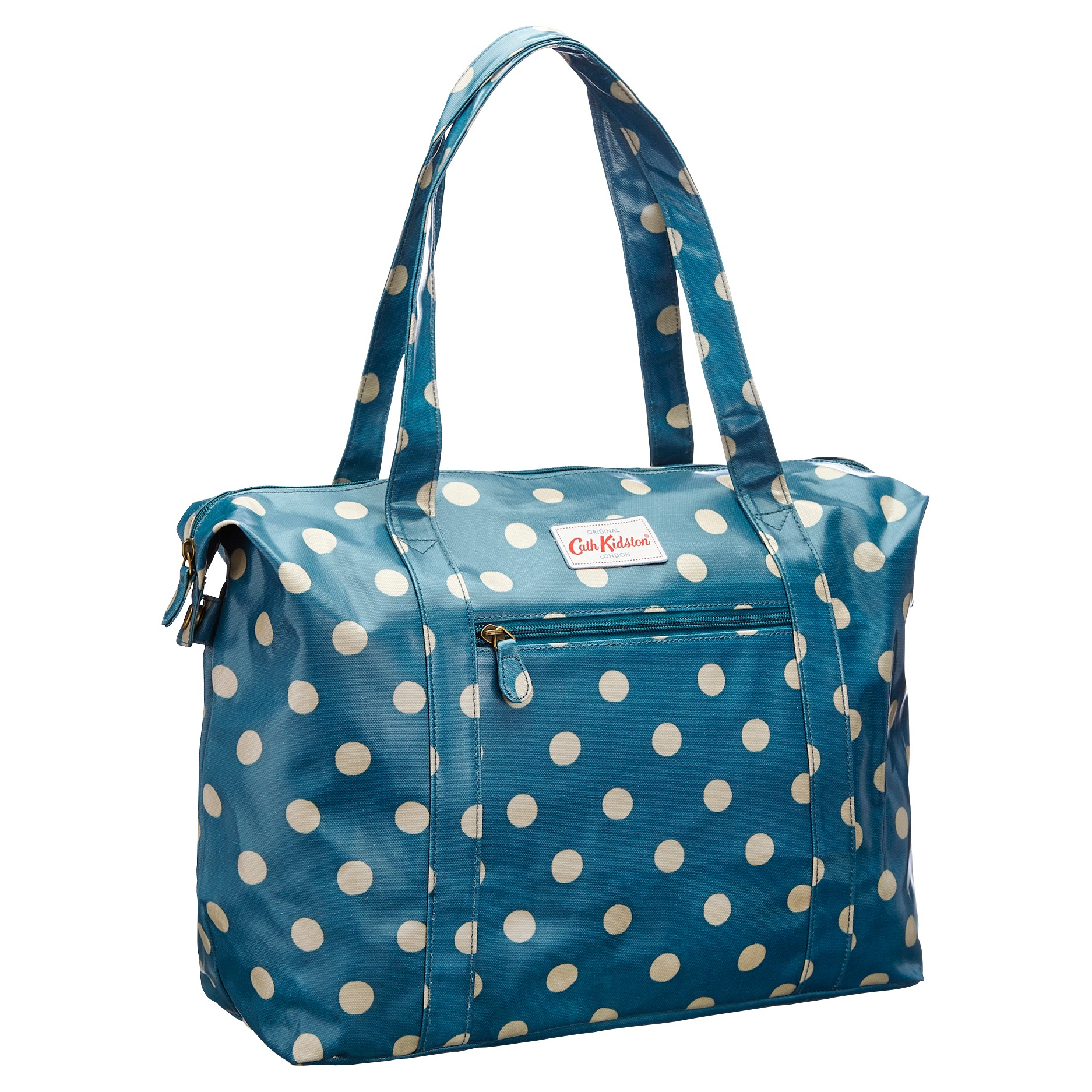 Cath Kidston Button Spot Shoulder Bag in Blue | Lyst