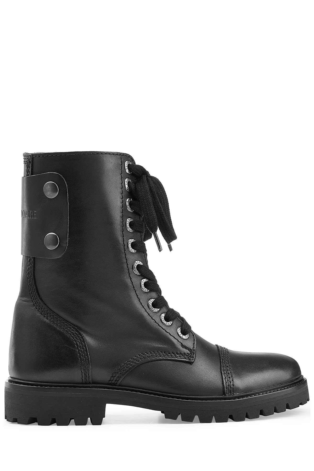Lyst - Zadig & Voltaire Leather Boots - Black in Black