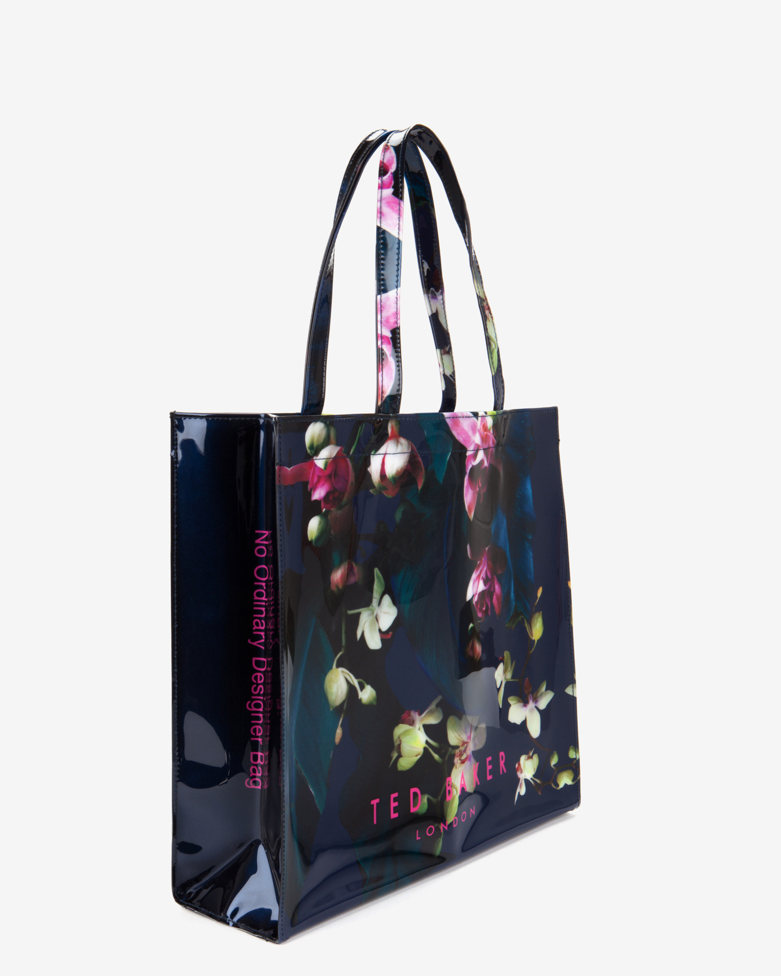 Ted Baker Large Fuchsia Floral Shopper Bag in Blue - Lyst